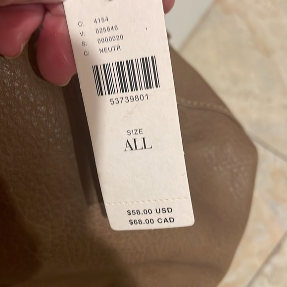 Crossbody bag by Anthropologie tan NWT - Picture 8 of 8